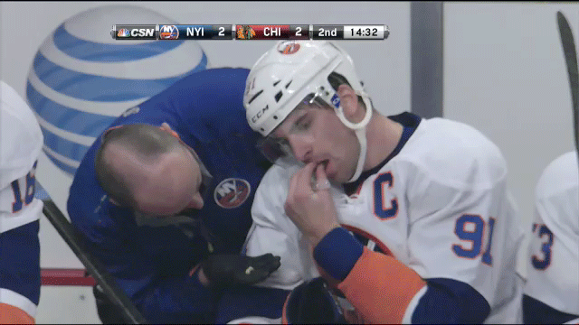 John Tavares Plays Dentist By Yanking His Own Toothf
