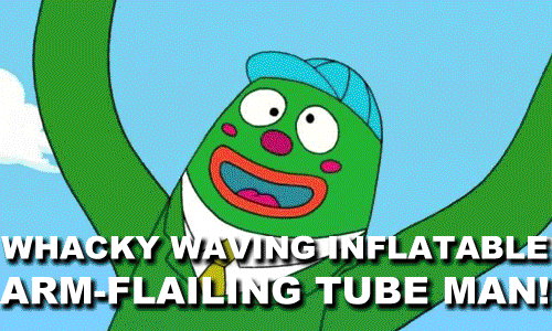 whacky waving arm flailing inflatable tube guy