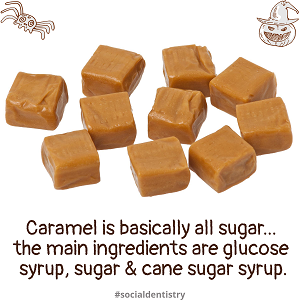 8 worst halloween candies for teeth caramel